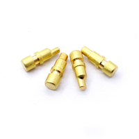 Conector de Contacto Pogo Pin de Latón Chapado en Oro, con Resorte, para Carga y Transmisión de Señal