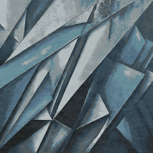 Tapis indiens contemporains de luxe noués à la main moderne fait à la main en laine/soie de Nouvelle-Zélande résistant aux taches antidérapant pile moyenne - Product Image 1