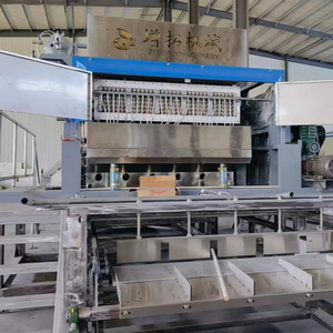 Machine de moulage de pâte à papier 5000 pièces/h pour barquettes à œufs et <span class=keywords><strong>porte</strong></span>-gobelets, machine à barquettes à œufs avec 8 à 40 moules, taille personnalisée disponible - Product Image 2