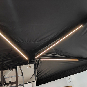 HOTO 270 degrés auvent de voiture sans corde en aluminium épais support voiture toit côté pare-soleil tente 2m/2.5m auvent de <span class=keywords><strong>camping</strong></span> en plein air pour voiture - Product Image 4