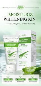 Gel Blanqueador de Aloe Vera y Niacinamida Personalizable al por Mayor, Hidratante, Iluminador, Calmante y Reparador para el Cuidado de la Piel Después de la Depilación - Product Image 4