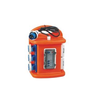 Cee dağıtım kutusu witnh cee panel soketleri 15a 220v turuncu ile güvenlik kablosu - Product Image 1