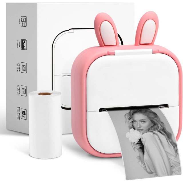 Usb Rechargeable Portable Wireless Thermal Printer New Mini Label Photo Pocket Printer