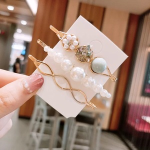 <span class=keywords><strong>Barrettes</strong></span> à cheveux de mode coréenne, accessoires pour cheveux, pince à cheveux en perles pour femmes et filles - Product Image 5