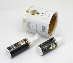 สติ๊กเกอร์เครื่องสำอางสีทองติดขวดน้ำหอมฉลากโลโก้สำหรับขวดน้ำมันผม - Product Image 1