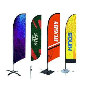 Banderas de Pluma Publicitarias de Doble Cara de Alta Calidad para Exteriores, Personalizadas con Logotipo Impreso - Product Image 2