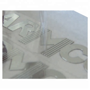 Tùy Chỉnh Chất Kết Dính Chữ Cái Bảng Chữ Cái Electroforming Sticker Vàng Bạc Biểu Tượng Kim Loại Nickel Nhãn Với Bộ Phim Truyền - Product Image 4