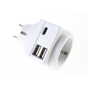 2025 Sản phẩm mới mgq0201usb 230V-50Hz 16A 2xusb Loại C USB sạc adapter cắm - Product Image 3