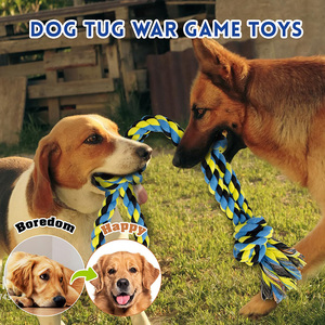 Giocattoli da Masticare per Cani Piccoli Medi e Grandi Resistenti per Masticatori Aggressivi Corda di Cotone Resistente Interattiva per Cuccioli - Product Image 6
