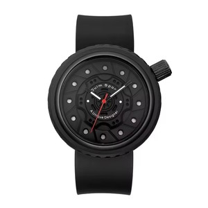 Oulm 5102 rueda de coche esfera redonda diseño hombres relojes correa de silicona reloj impermeable relojes hombre cuarzo deporte hombres relojes de pulsera - Product Image 2