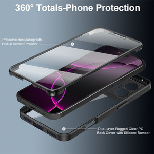 Protection d'écran double face 360° pleine protection HD, coque de téléphone pour Redmi K90 Pro Max Note 15 Pro <span class=keywords><strong>Xiaomi</strong></span> 17 Pro Max <span class=keywords><strong>Poco</strong></span> F7 Ultra - Product Image 4