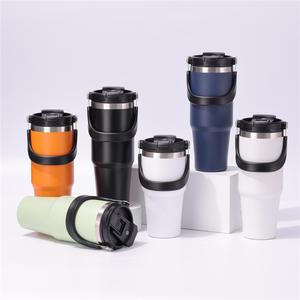 도매 사용자 정의 로고 이중 벽 절연 물병 <span class=keywords><strong>30</strong></span> <span class=keywords><strong>OZ</strong></span> 텀블러 누출 방지 야외 여행 머그 밀짚 새로운 디자인 12oz - Product Image 1