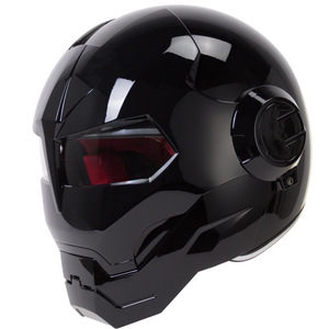 Fábrica al por mayor Cool Retro Electric Car Helmet ABS Full-face Ghost Helmet Mujer Alien Locomotive Personality Helmet - Product Image 4