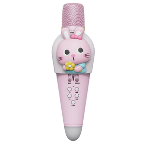 Microphone portable sans fil Bluetooth pour enfants avec lumière, microphone d'extérieur, lecteur de musique, jouets pour fête d'anniversaire - Product Image 3