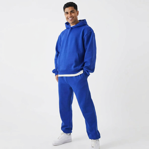 Nuevo Diseño 2 en 1, Conjunto Deportivo para Hombre con Estampado Animal, Pantalones Deportivos con Sudadera con Capucha, 100% Algodón, Ropa Urbana, Precio al por Mayor - Product Image 1
