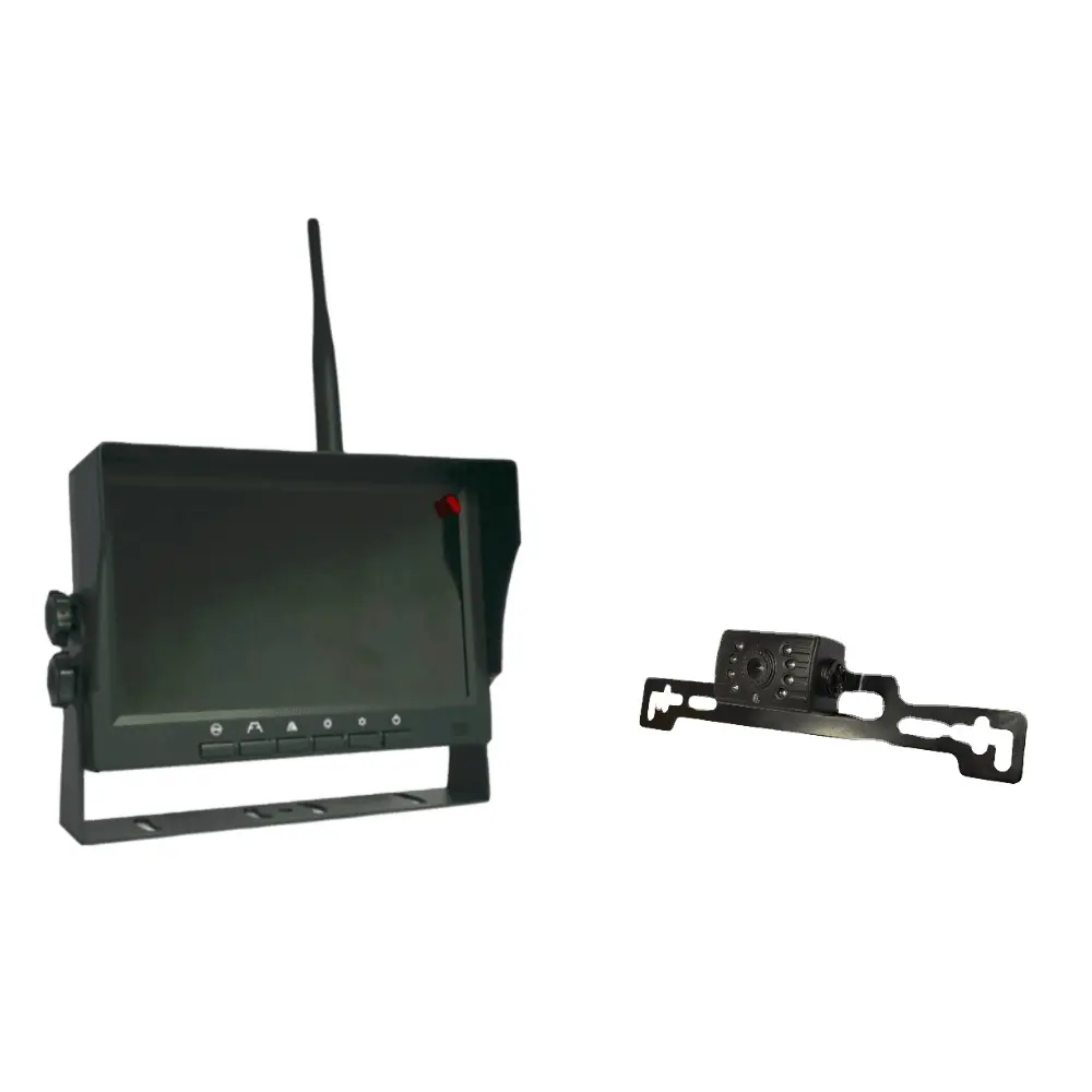 Bexense 7 Inch Hd Wireless Auto Monitor & Hd Draadloze Kenteken Auto Camera Set