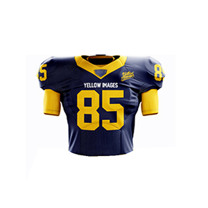Nouvel uniforme de football américain brodé OEM 100% pour jeunes, uniformes en polyester de haute qualité, numéros vierges - Product Image 2