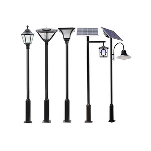 Lampe solaire de jardin à LED pour allée, avec capteur de mouvement, IP65, résistante à l'eau, blanc neutre 4100K, en plastique, garantie 10 ans - Product Image 1