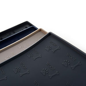 Aangepaste Hond Likken Mat Food Grade Siliconen, Bot Paw Letter Patroon Anti-Slip Trage Feeder Voor Angst Verlichting - Product Image 4