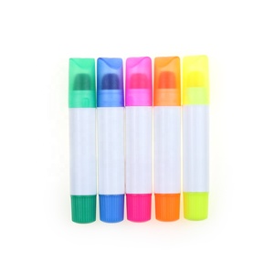 Mới Đến Đầy Màu Sắc Gel Rắn <span class=keywords><strong>Highlighter</strong></span> Bút Thiết Lập Gói Trong Hộp Nhựa Trong Suốt Mini <span class=keywords><strong>Highlighter</strong></span> Bút Đánh Dấu - Product Image 6