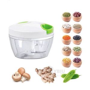 <b>Vegetable</b> Cutter Mini <b>Chopper</b> For Kitchen Food Prep With Mushrooms Ginger Peppers And Beans - Product Image 1
