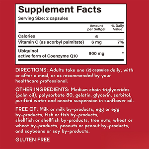 OEM ODM Ubiquinol CoQ10 Gélules Molles Force Maximale Forme Active de Coenzyme Q10 Complément Alimentaire - Product Image 6
