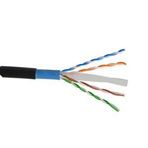 <b>Outdoor</b> FTP CAT6 Gel-Filled <b>Ethernet</b> <b>Cable</b> Waterproof Direct Burial Indoor Underground Installation Communication <b>Cables</b> CE ISO - Product Image 2