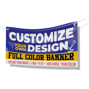ป้ายไวนิลพิมพ์ลายดิจิทัลแบนเนอร์สำหรับงานกิจกรรมสองด้านพิมพ์ลายดิจิทัลสำหรับกลางแจ้งพร้อมโลโก้ - Product Image 1