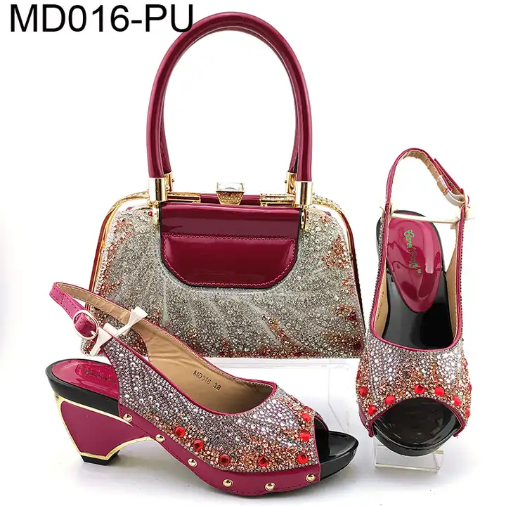 Source african matching shoes and bag set for nigeria nigeria bag