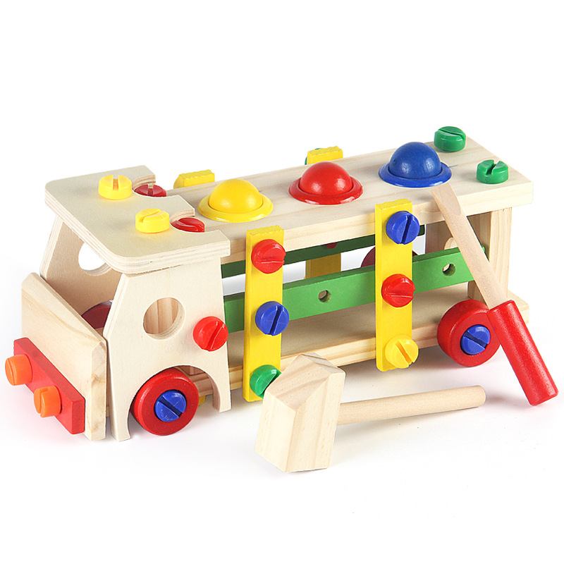 Detachable Wooden DIY Assemble Car preview 2
