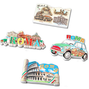 Impression de logo personnalisé d'usine de conception créative citron moto aimant de réfrigérateur en résine Italie Souvenir <span class=keywords><strong>Tropea</strong></span> aimant de réfrigérateur - Product Image 6