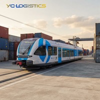 Expédition combinée ferroviaire et maritime de la Chine vers les États-Unis et le Canada, DDP porte-à-porte, faible coût, dédouanement rapide, service garanti
