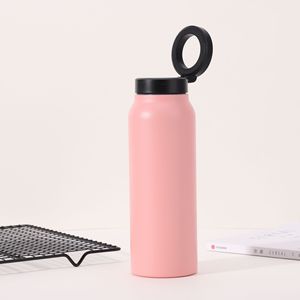 Bouteille d'eau isotherme en acier inoxydable de 24 oz avec couvercle magnétique réglable et support de téléphone pour le camping - Utilisation extérieure écologique - Product Image 3