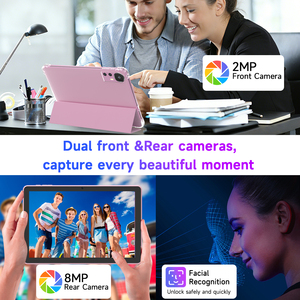 Tablet <span class=keywords><strong>PC</strong></span> de 10.1 pulgadas, 128 GB de ROM, batería de 6000 mAh, pantalla IPS de 1280*800, WIFI+BT con teclado, funda, ratón y lápiz. - Product Image 2