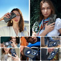 Für Samsung S25 S24 Ultra S23 FE Matte Magnet hülle mit Ring halter S22 S23 S24 Stoß feste Telefon hülle