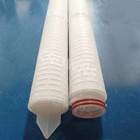 Cartouche filtrante plissée en PP/PES de 0,1 micron, 30 pouces, pour filtration précise de la bière (qualité stérile)