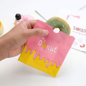 Bolsas de Papel Kraft Biodegradables Impresas Personalizadas, Resistentes al Aceite, para Sándwiches, Donas, Pan, Pastelería, Galletas, Empaque de Alimentos - Product Image 3
