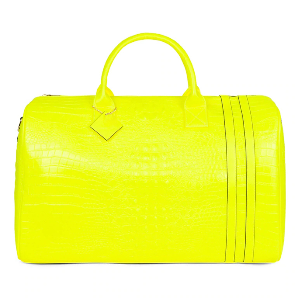 Sac de voyage jaune au néon/coutume
