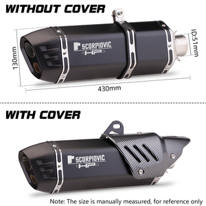 Phụ tùng & phụ kiện xe máy Hệ thống ống xả Xe phân khối lớn Ống xả hình chữ nhật S7 Ống xả hình lục giác nhỏ - Product Image 4