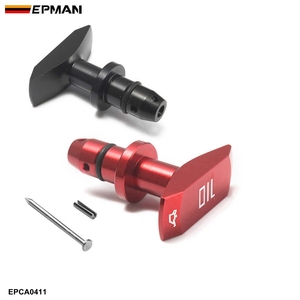 EPMAN Billet varilla de nivel de aceite manija reemplazo para Ford Mustang GT V8 GT500 EPCA0411 - Product Image 1