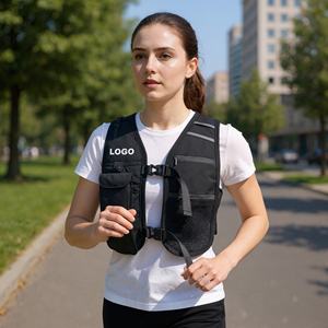 Gilet de course personnalisé léger réfléchissant respirant sportif séchage rapide gilet d'hydratation pour <span class=keywords><strong>la</strong></span> course en plein air - Product Image 1
