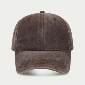 Casquette de baseball en coton lavé de haute qualité réglable broderie 3D personnalisé chapeau pour hommes en gros en stock - Product Image 2