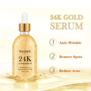 Sérum Visage Anti-Âge Hydratant et Lissant Effet Bonne Mine à l'Or 24K, Marque Blanche en Gros, 100ml - Product Image 2