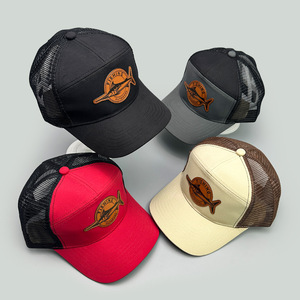 Lot de 4 casquettes de camionneur et casquettes snapback en maille Marlin pour hommes et femmes, ajustables, nouveau style, pour la pêche, les activités de plein air et les sports - Product Image 1