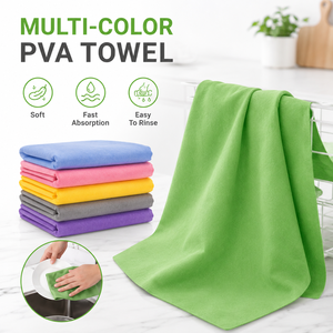ผ้าเช็ดทำความสะอาด PVA รูปทรงสี่เหลี่ยมผืนผ้า วัสดุ PVA สำหรับใช้ในครัว ซึมซับดีเยี่ยม นุ่ม ใช้ซ้ำได้ เป็นมิตรกับสิ่งแวดล้อม - Product Image 3