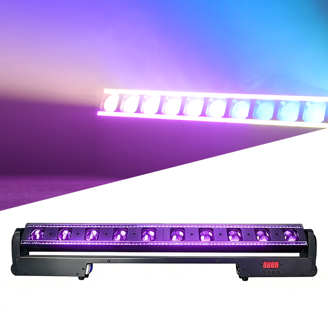 Professional 10 Eyes 20W RGBW LED Moving Head Bar Light with Pixel Mapping DMX512 RDM Stage Effect Lighting for Disco Club Party