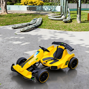 Kart électrique à quatre roues unisexe, jouet de course carré pour enfants, jouet à monter en matière plastique certifié EN71 avec batterie - Product Image 6