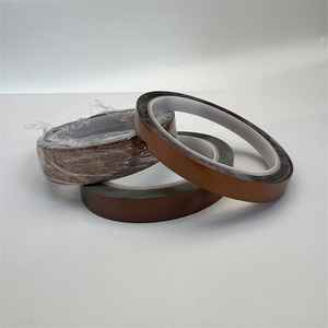 Pita jari emas poliimida bahan isolasi, pita <span class=keywords><strong>PI</strong></span> suhu tinggi ramah lingkungan tahan air untuk tegangan tinggi - Product Image 4