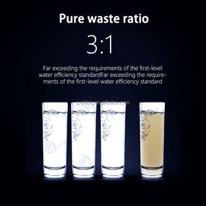 Machine à eau pure commerciale 400-800G, filtre à osmose inverse en acier inoxydable, adapté aux robinets municipaux - Product Image 5