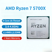 BARU untuk 7 5700 8 Core 16 Thread 4nm TDP 65W 3.4GHz Prosesor Desktop Gaming Soket AM4